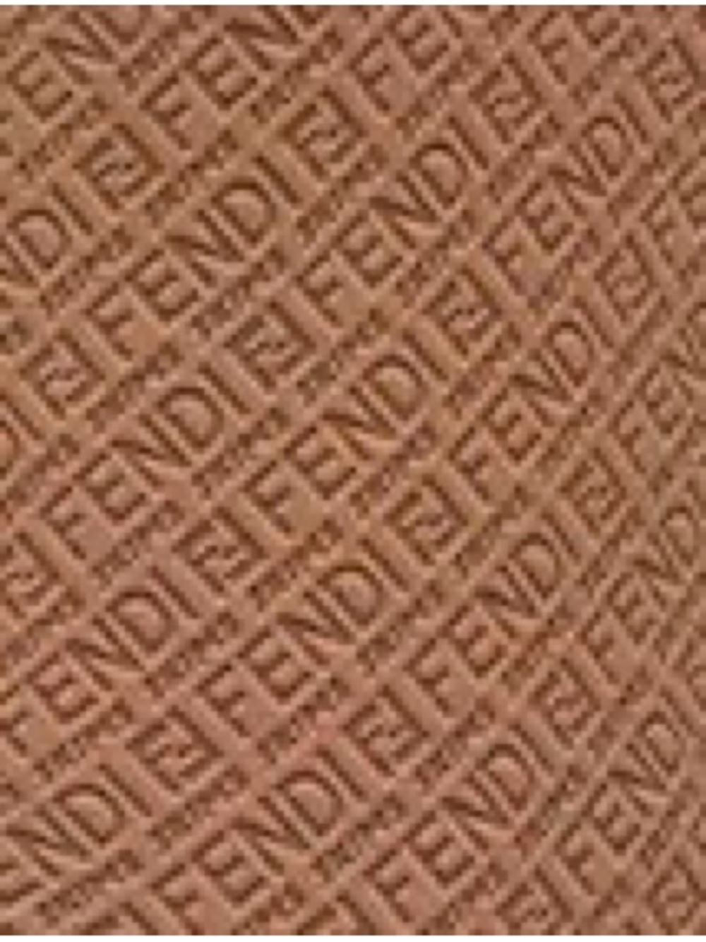 Fendi Tan Monogram High-Neck One-Piece Swimsuit - Picture 5 of 8
